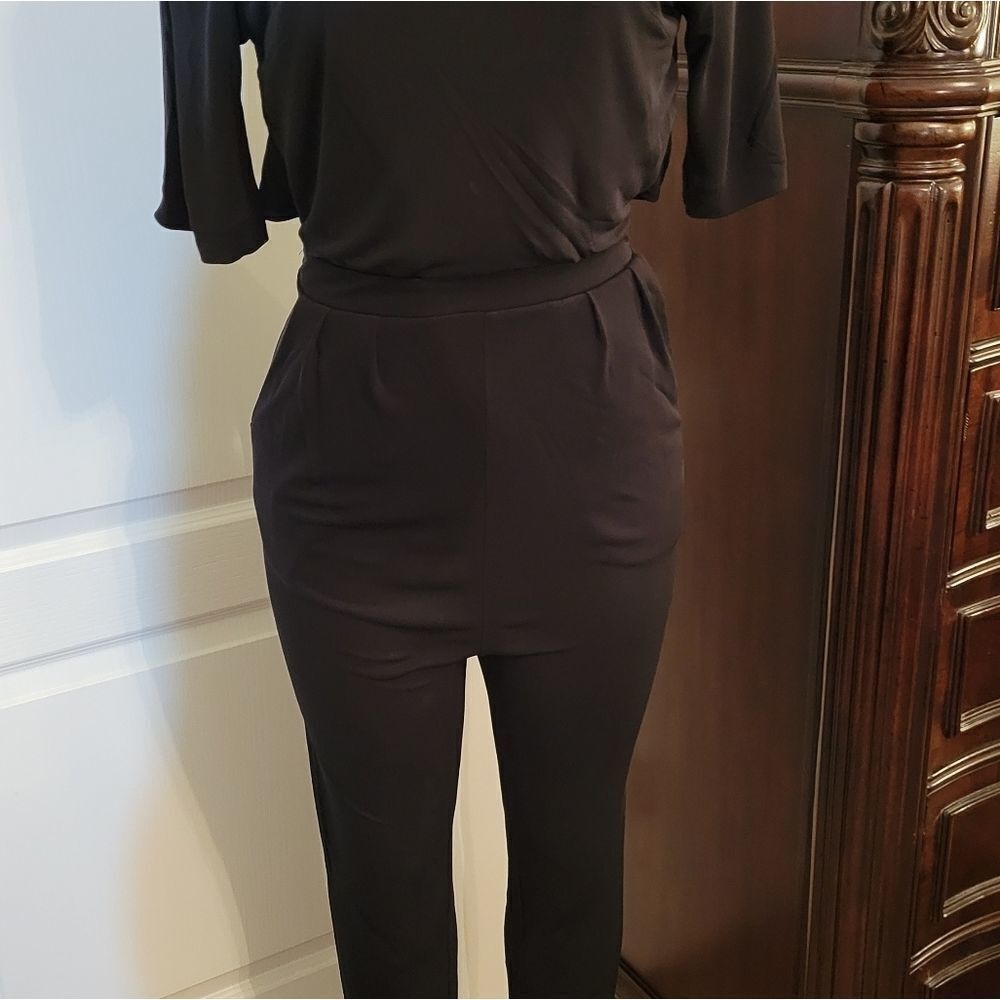 H&M 3/4 SLEEVE LENGTH OPEN BACK WOMEN"S JUMPSUIT - Picture 9 of 16
